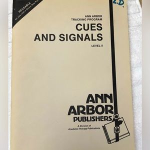 Cues and Signals level 2 great for visual sequencing, reading skills VG